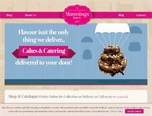 Tablet Screenshot of manningsbakeryshops.ie